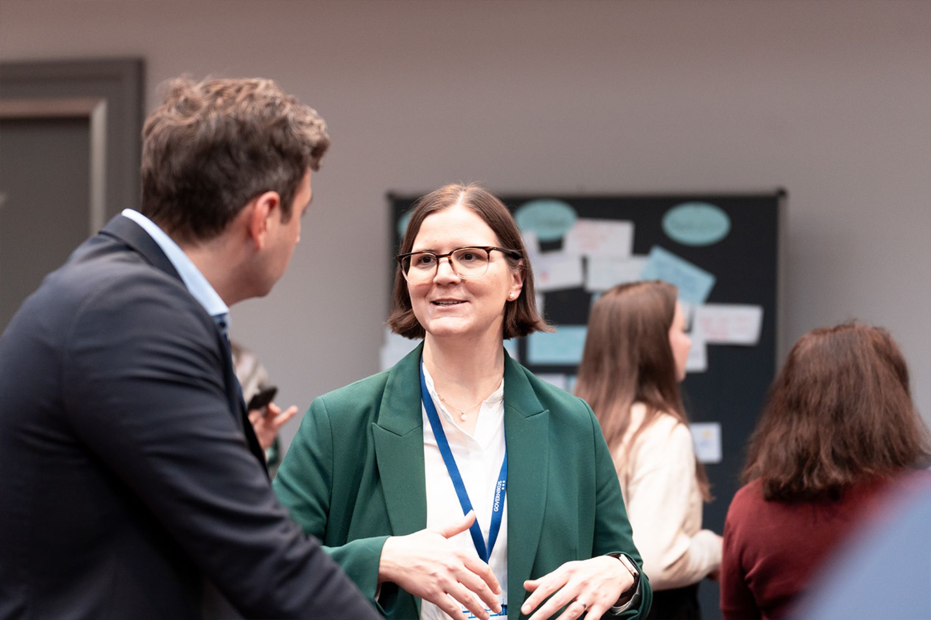 Antonia Zierer im Gespräch auf dem Zukunftskongress 2024