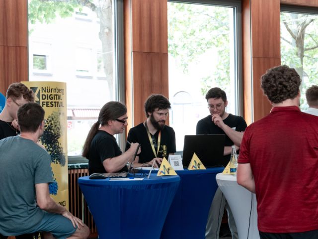 Gruppenbild beim Nürnberg Digitalfestival